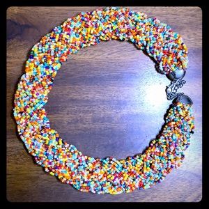 Beaded Multicolor Choker